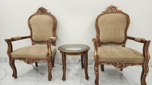 High Quality Wooden Guest Chairs | For Living Room and Bedroom
