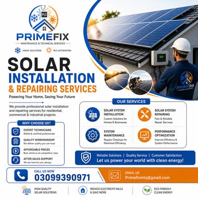 Solar System Setup & Installation / Solar Wiring & Electrical Work
