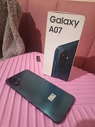 Samsung Mobile A07 9 months warranty 4gb 64gb 10 by 10