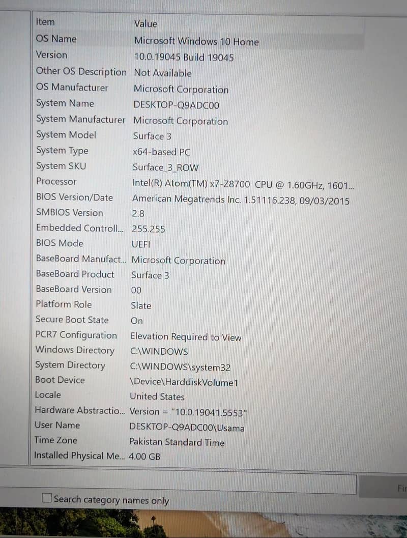 Microsoft Surface Tablet 3 3
