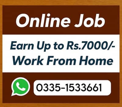 Data Entry Job / Assignment Job / Typing job / Part Time Full Time Job