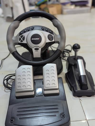 McLaren McPS200 Racing Steering Wheel Set – PS1/PS2
