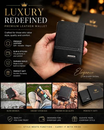 Brand New premium Quality Men's Leather Wallet