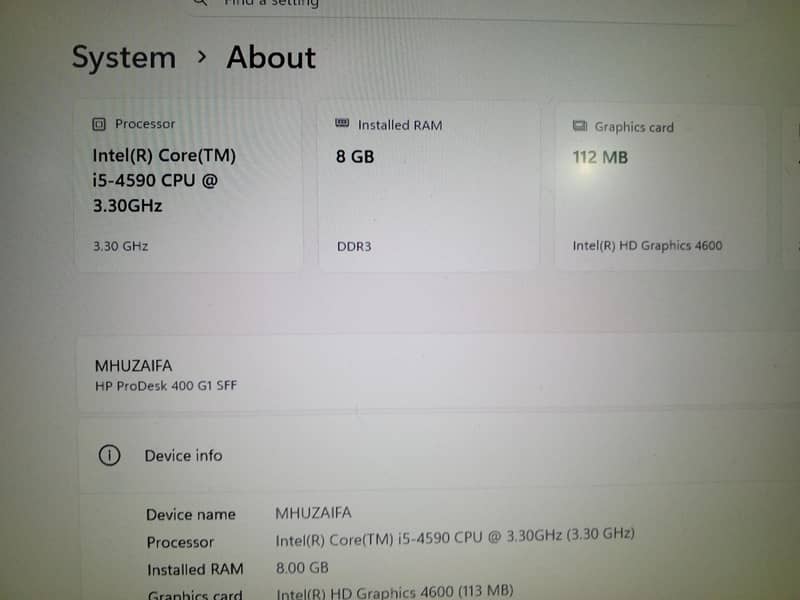 Core i5 4Gen 1