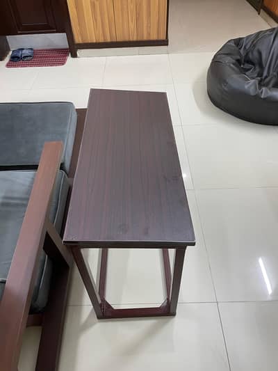 Modern Relaxing Study Chair Set with Ottoman & Side Table