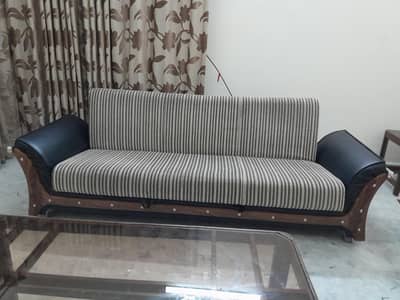 sofa com bed for urgent sale whatsapp no 03008077540