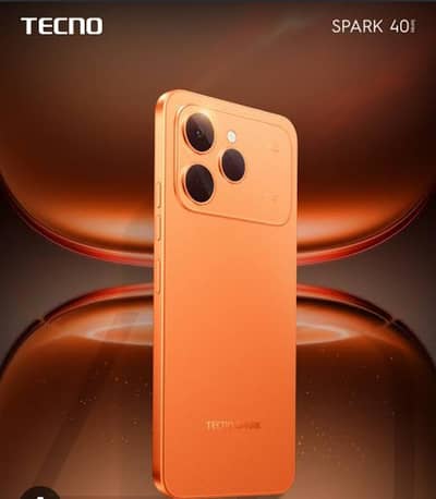 Tecno Spark 40 | 128Gb | Brand New Box Packed | Blue and Orange.