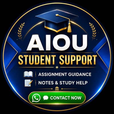 AIOU HAND WRITTEN ASSIGNMENT  TIME DELIVERY 100%ORIGINAL
