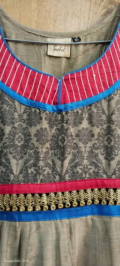 Long Frock (Jacquard Fabric)