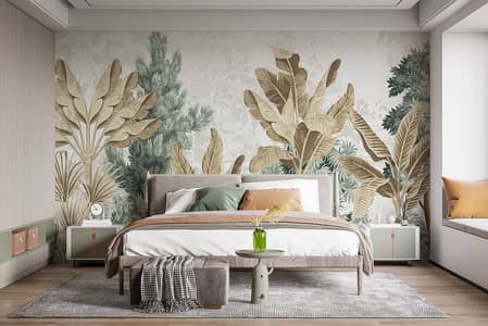 3D Wallpaper | Customised Wall | Canvas Sheet | Murel Design | canvas