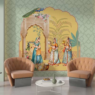 3D Wallpaper | Customised Wall | Canvas Sheet | Murel Design | canvas