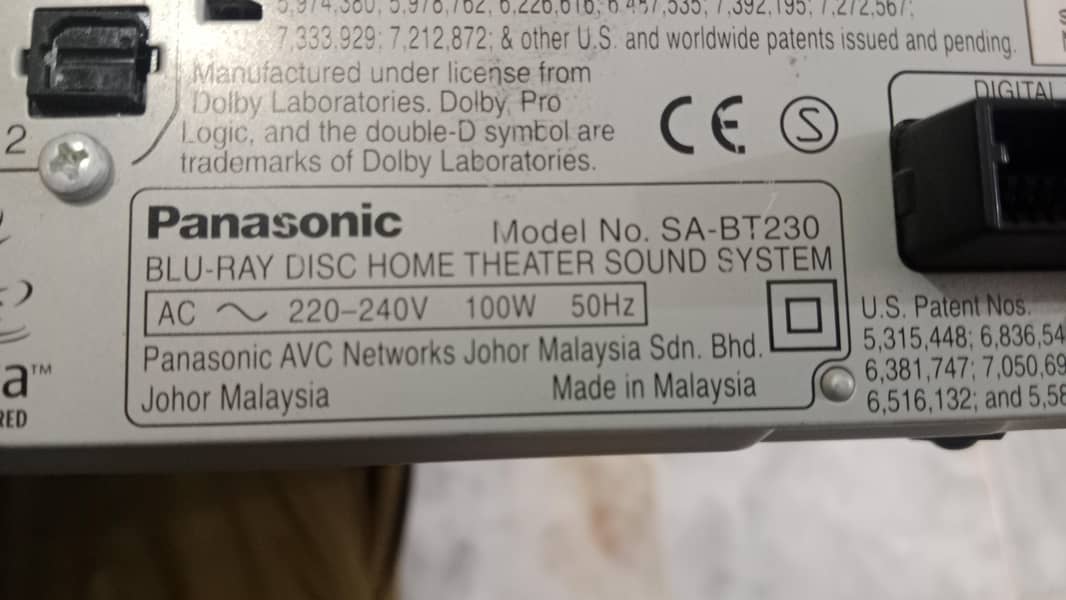 Panasonic amplifier 6