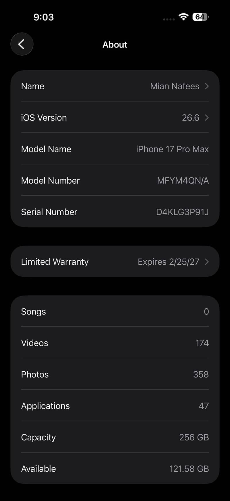 Apple iPhone 17 Pro Max 8