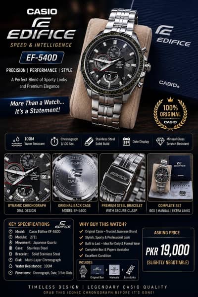 Edifice watch