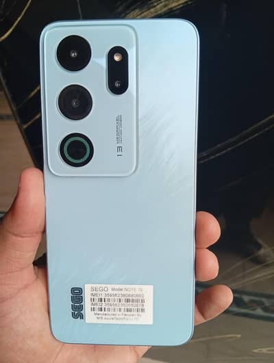sego note 70 4.128 gb with box and charger just 1 month use