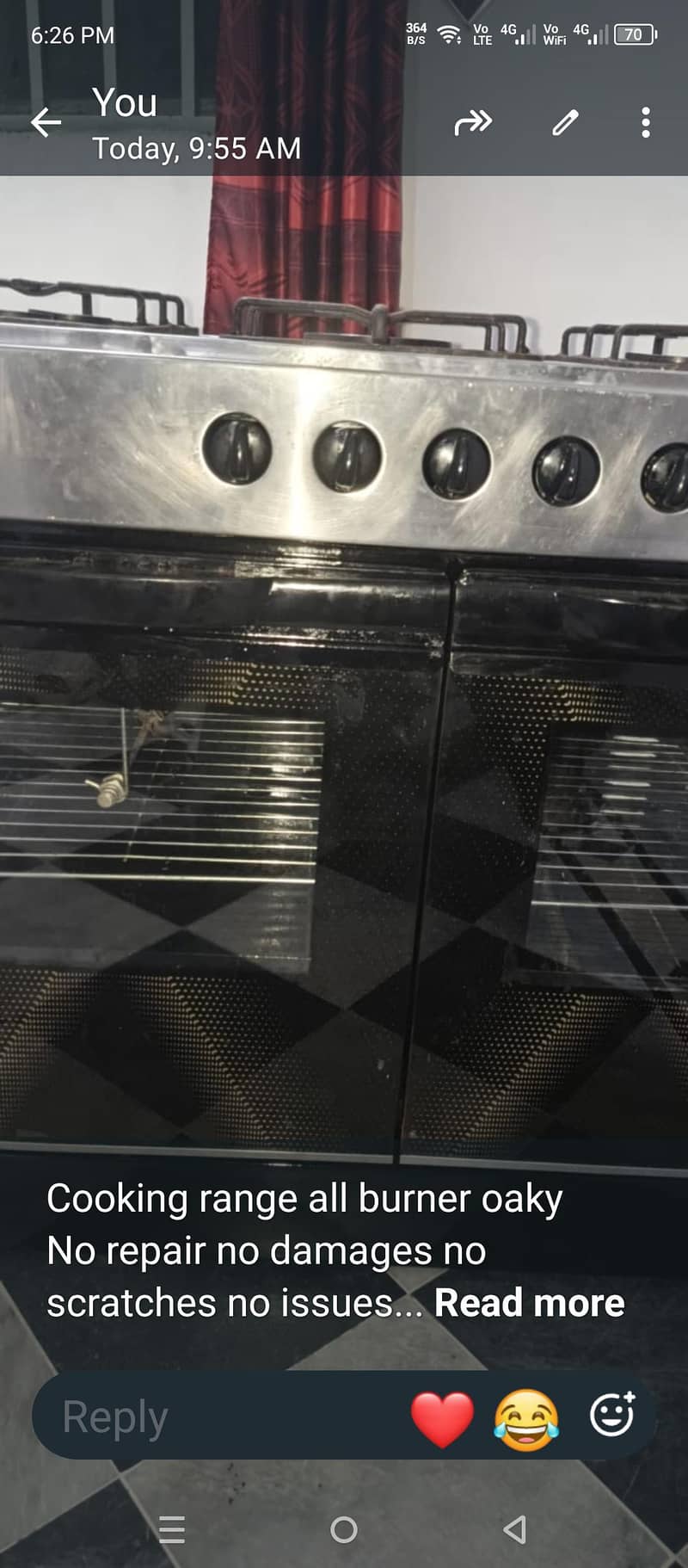 cooking range 0