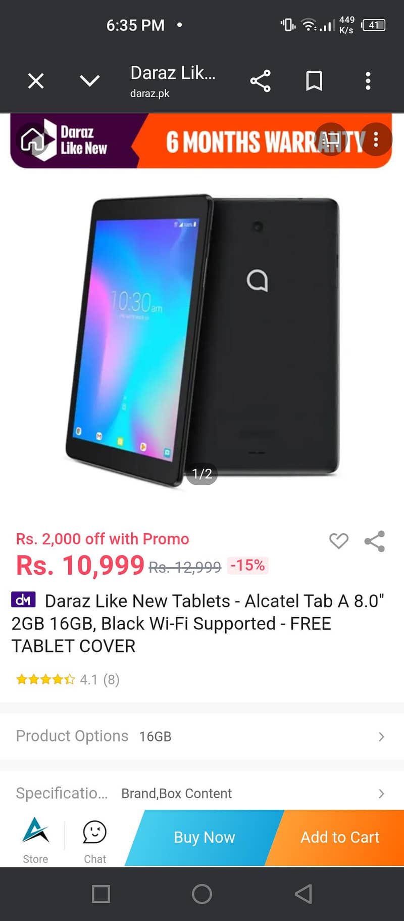 Alcatel A30 6