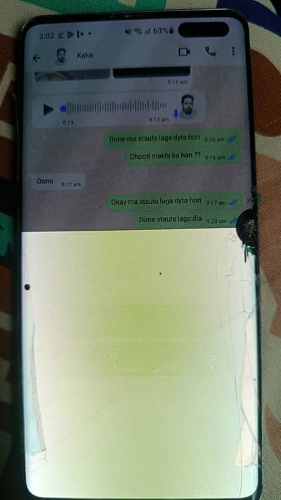 Samsung Mobile S10 Plus 5g  256gb exchange