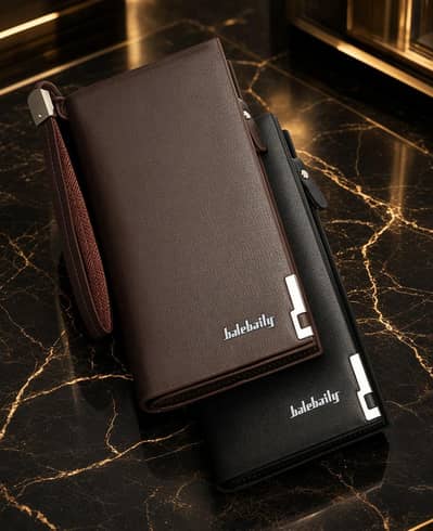 Premium Leather Hand Clutch Wallet – Stylish & Elegant