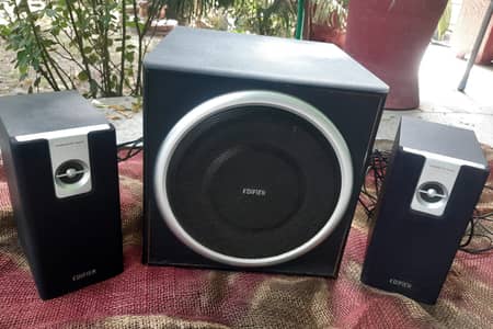 Edifier P3080M 2.1 Speaker System (USB/Mic Input)- Complete Setup