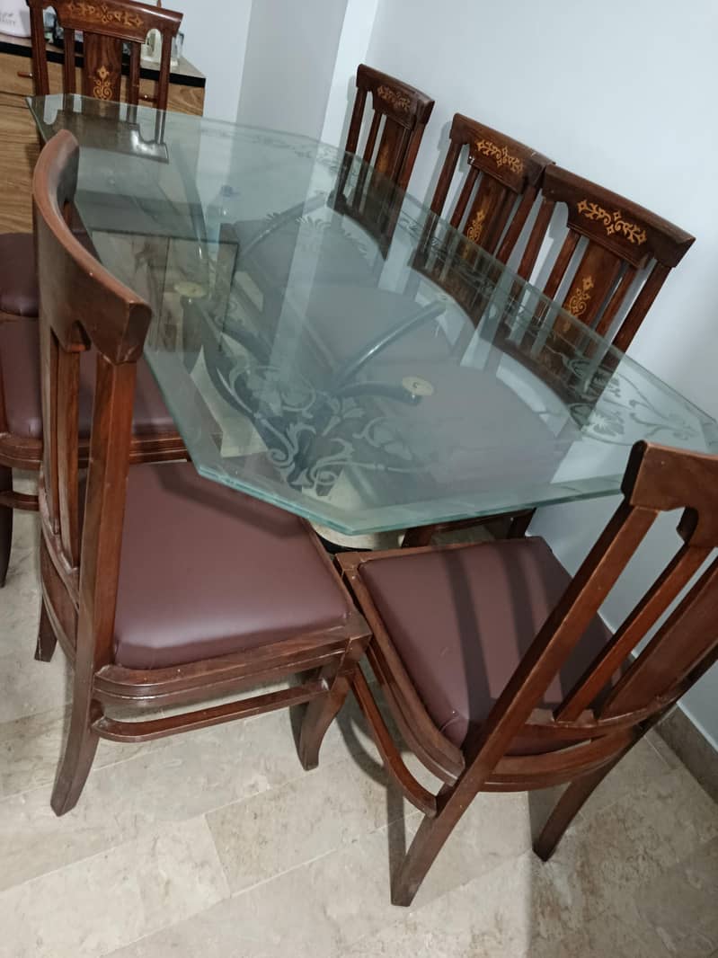 Dining Table - 8 chairs set 0