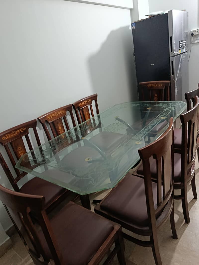 Dining Table - 8 chairs set 1