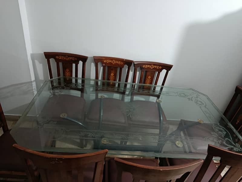 Dining Table - 8 chairs set 2