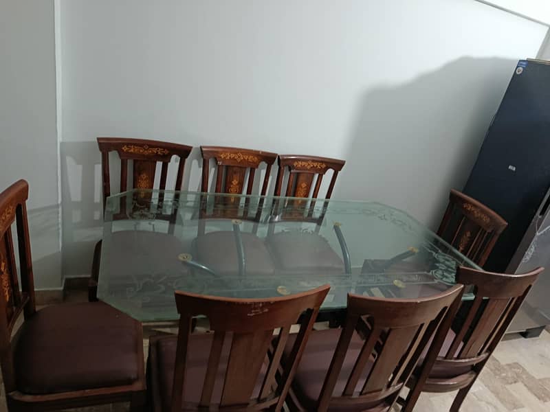 Dining Table - 8 chairs set 4