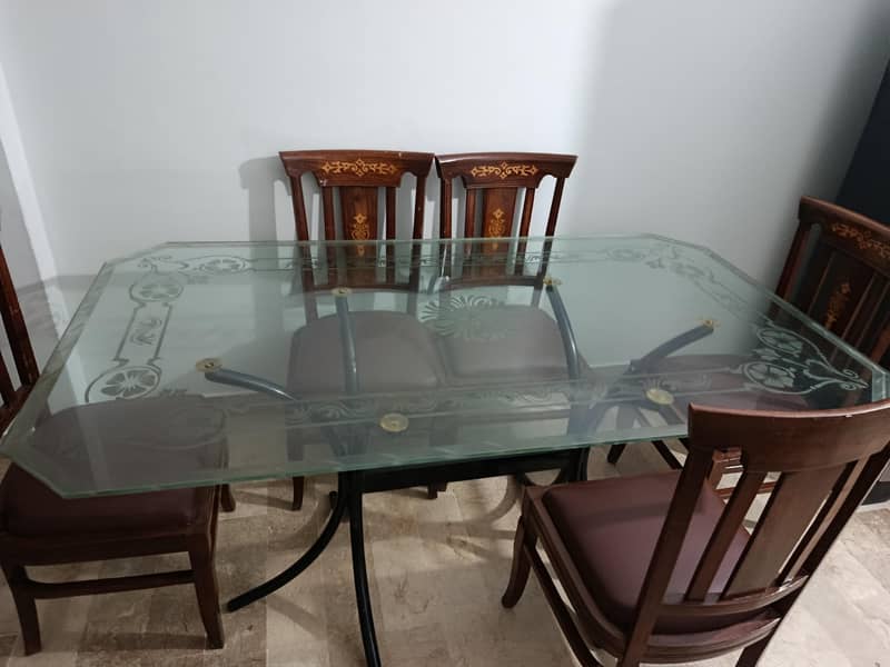 Dining Table - 8 chairs set 5