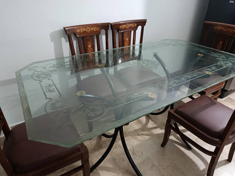Dining Table - 8 chairs set 8