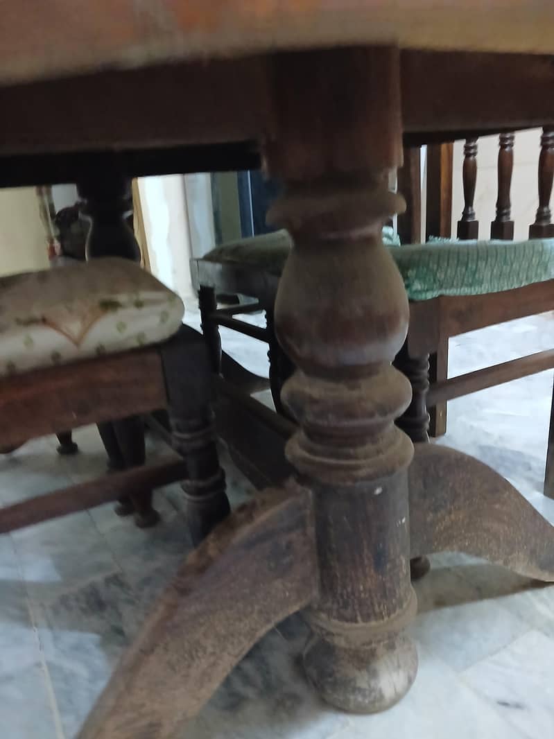 dining table six chairs 1