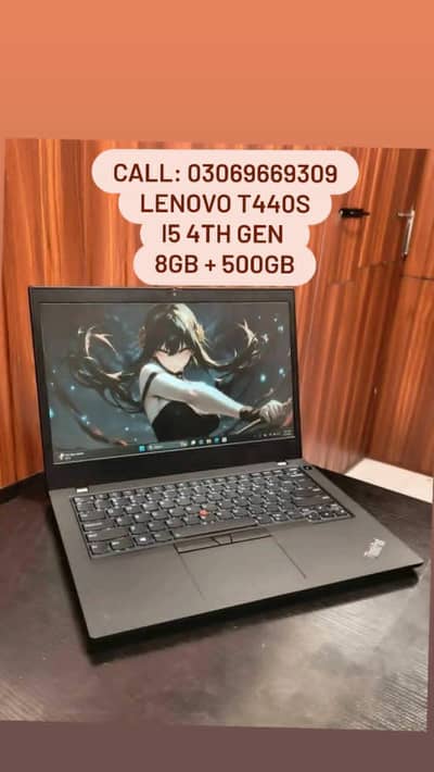 8GB Ram Lenovo Core i5 4th Gen 14 inch Display Slim Laptop Warranty