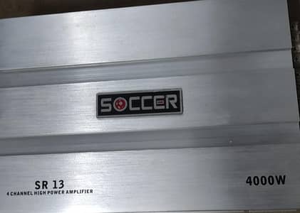 SOCCER SR-4  4 CHANNEL high power amplifier 4000W -Excellent