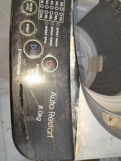 fully automatic top load 8kg haier washing machine