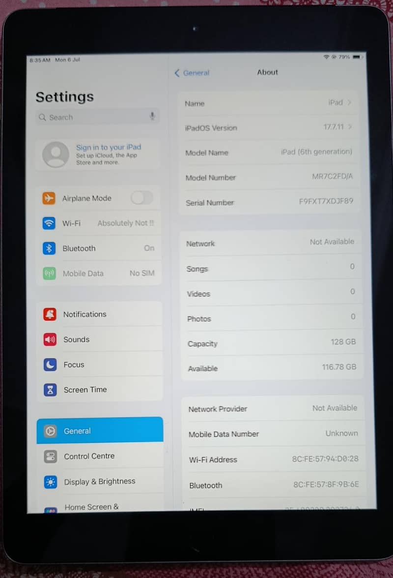 Ipad 6th Generation 0