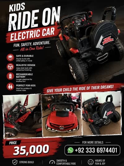 Kids Car/ Kids Electric Car/ 4x4 Jeep/ Battery Operated Car