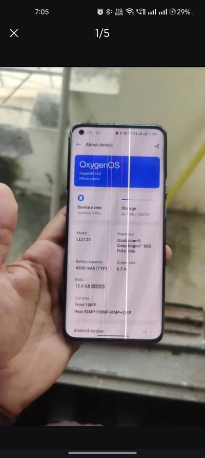 oneplus 9pro back break