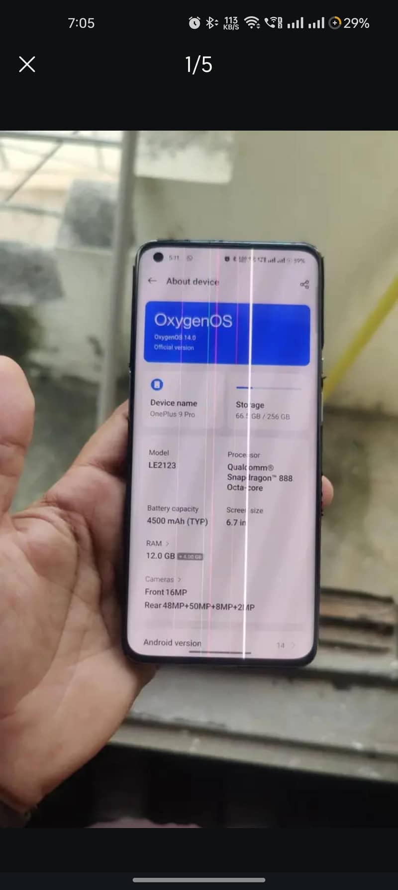 oneplus 9pro back break 0