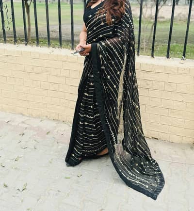 Beautiful ready to wear Saree Price 8000 Negotiable