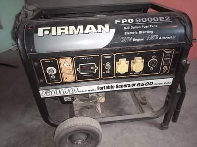 ganrator firman 6.6 k. v all okay condition 10/9 urgent sale