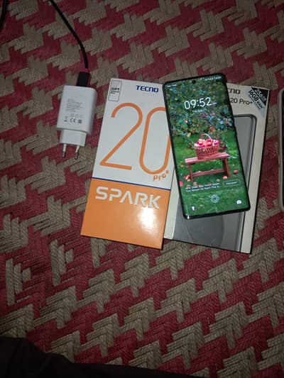 Tecno Spark 20 Pro Plus With Box 33wat Charger 8GB Ram 256GB Memory
