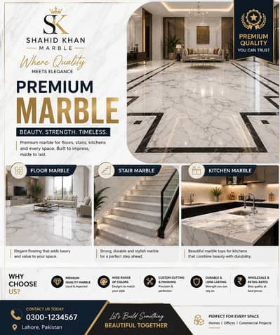 Premium Marble | Imported & Local Marble | Kitchen Tops | Flooring |