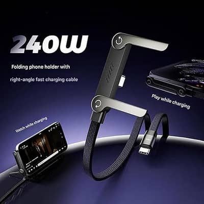 240W 2-in-1 USB-C to USB-C Fast Charging Cable