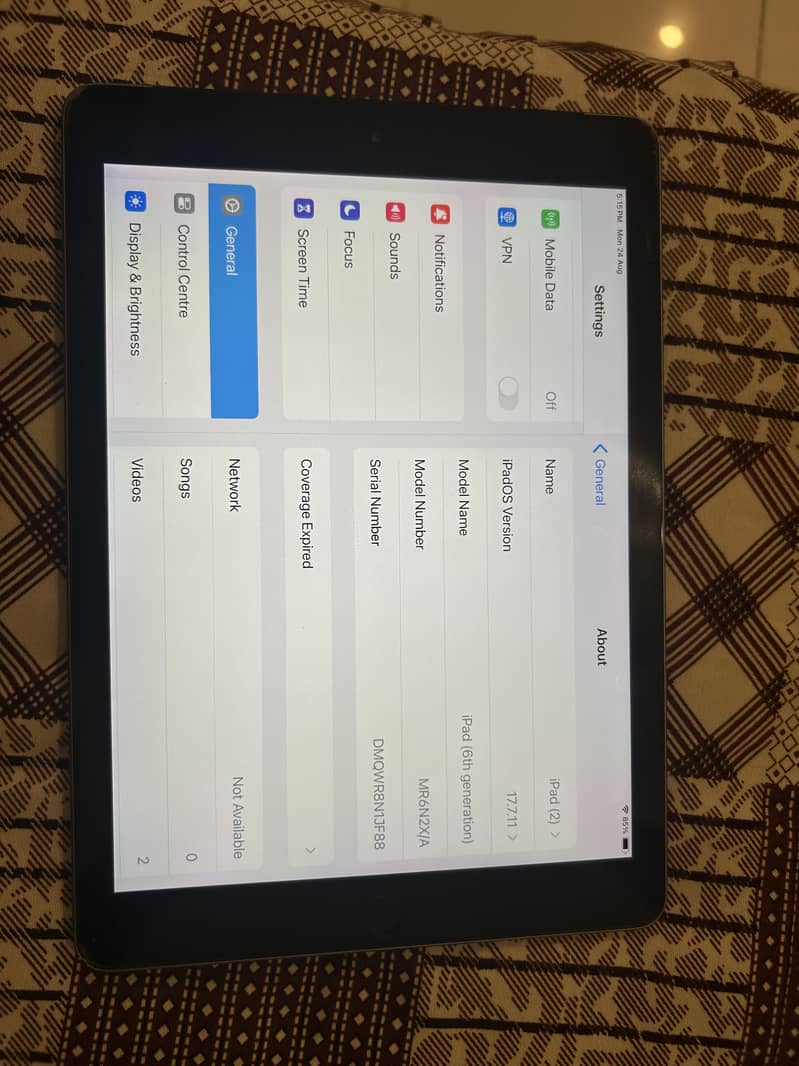 Ipad 6th generation 3