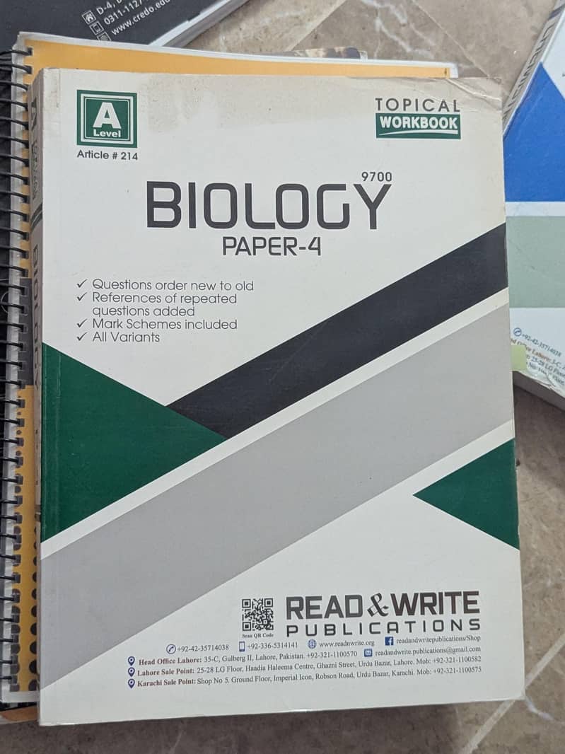 A level SCIENCES CAMBRIDGE TEXTBOOK 3