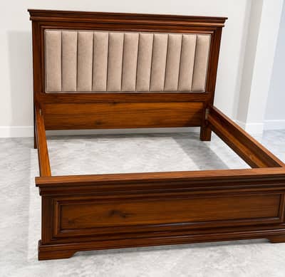 New pure wooden solid king size bed