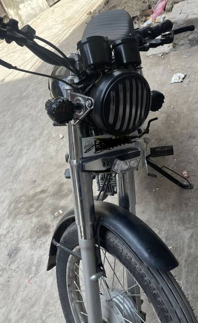 Pak Hero 70cc Converted in cafe racer