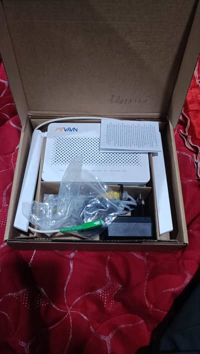 Nayatel Fiber Optic ONT/Router + Fiber Unit