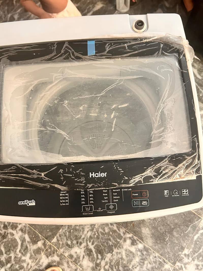 Haier fully automatic washing machine 0