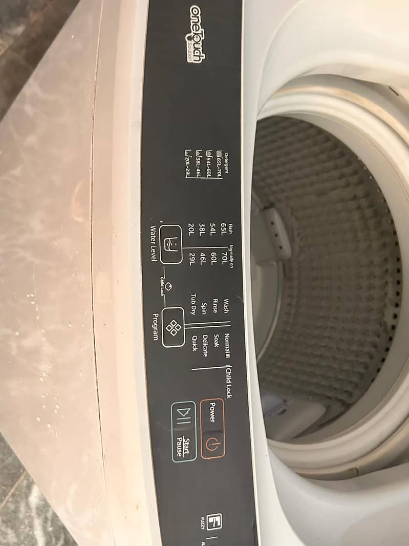 Haier fully automatic washing machine 7
